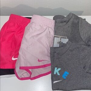 Nike Pink and Gray active sets